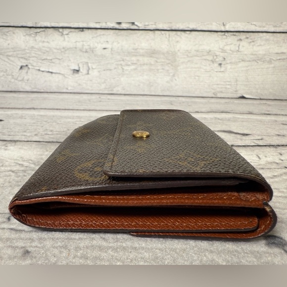 Louis Vuitton Portefeiulle Elise Trifold Wallet Monogram Canvas Leather - Picture 4 of 14